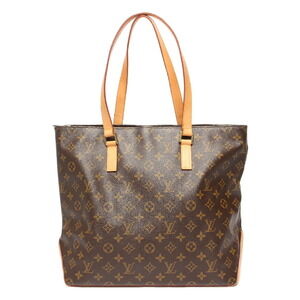 Louis Vuitton Cabas Maison Monogram Tote Shoulder Bag Brown